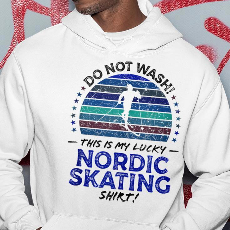 Nordic Skating Skater Quote Graphic Hoodie Unique Gifts