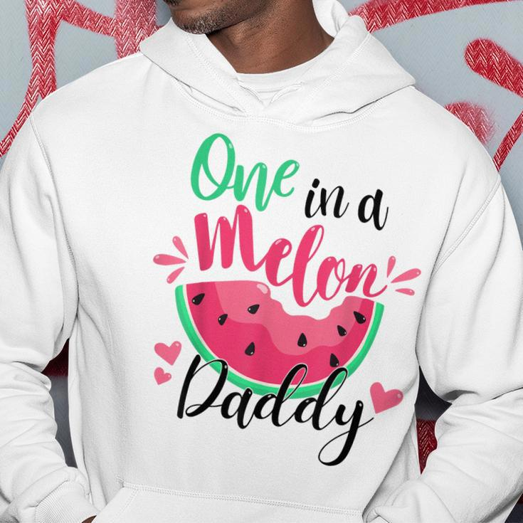 One In A Melon Daddy Summer Birthday Party Matching Family Hoodie Unique Gifts