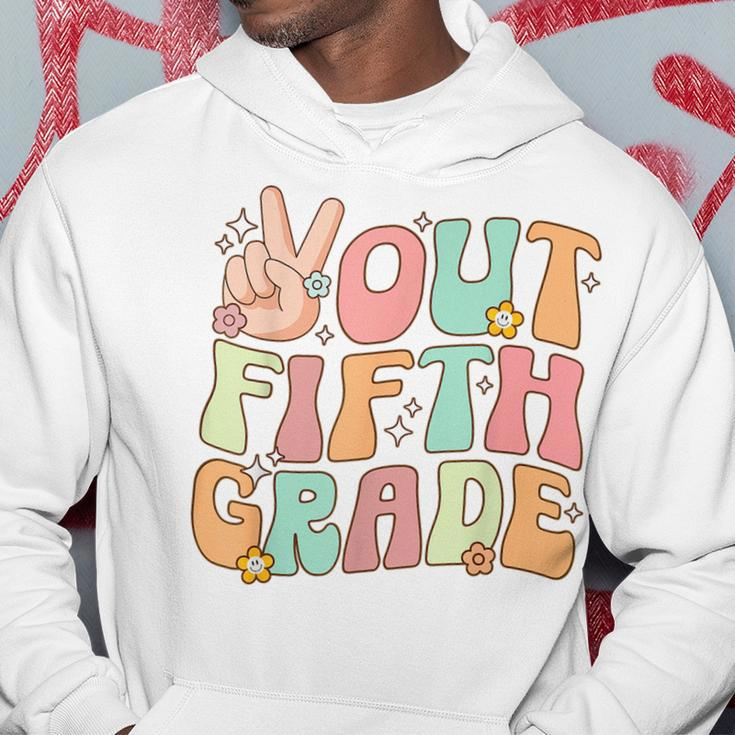 Peace Out Fifth 5Th Grade Graduation Class Of 2023 Hoodie Unique Gifts