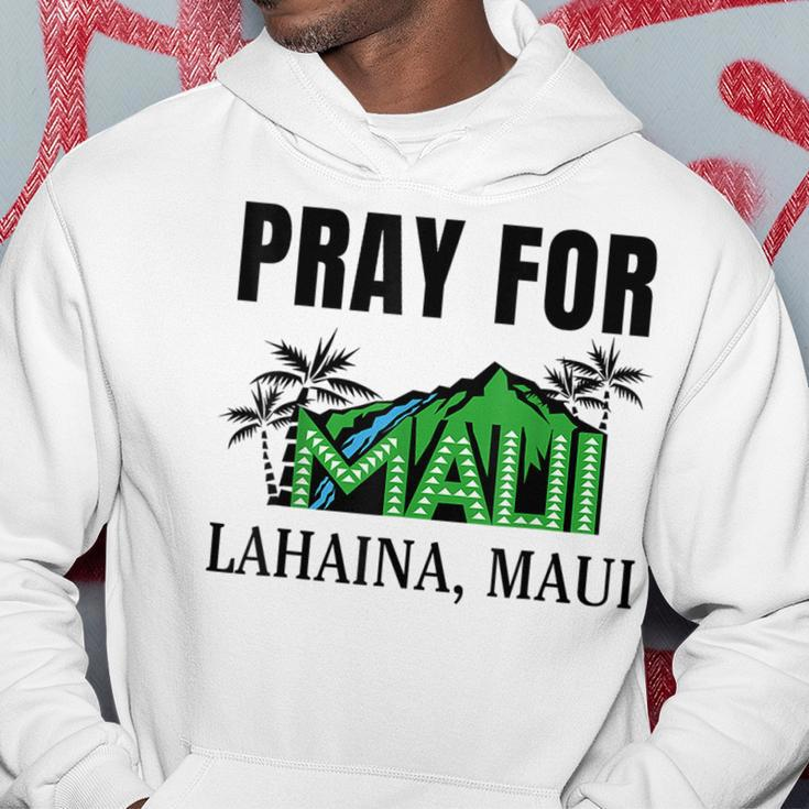 Pray For Lahaina Maui Hawaii Strong Wildfire Support Apparel Hoodie Funny Gifts