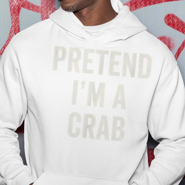 Pretend Im A Crab Funny Last Minute Halloween Costume Hoodie Unique Gifts