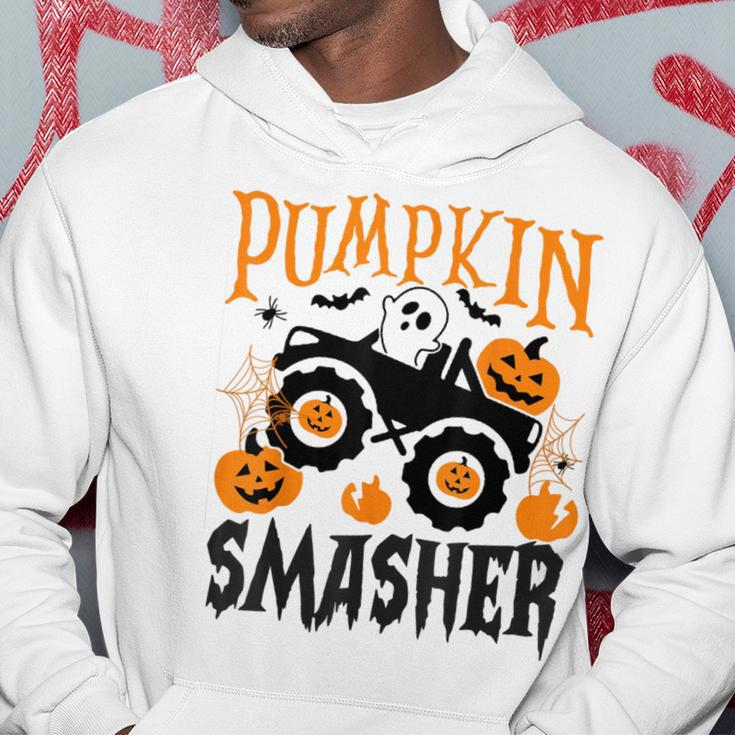 Pumpkin Smasher Monster Truck Halloween Night Hoodie Unique Gifts