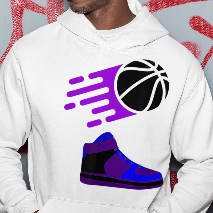Purple Basketball Sneaker Hoodie Unique Gifts