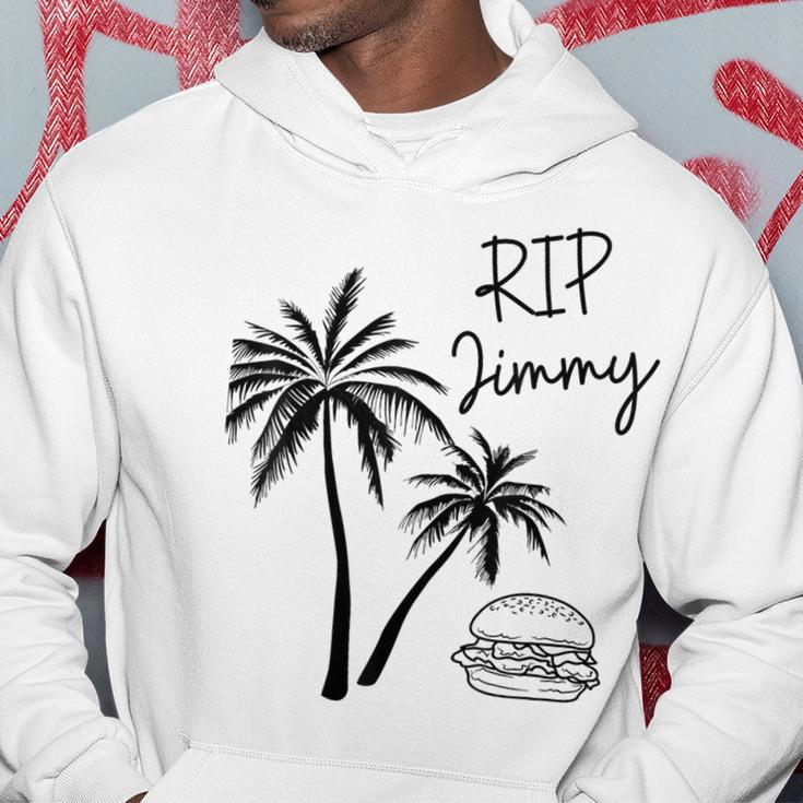 Rest In Peace Jimmy Cheeseburger Palm Trees Hoodie Unique Gifts