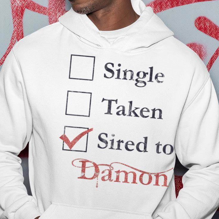 Single Taken Sired To Damon Hoodie Funny Gifts