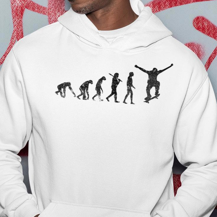 Skater Evolution Vintage Retro Style Gift For Mens Hoodie Unique Gifts