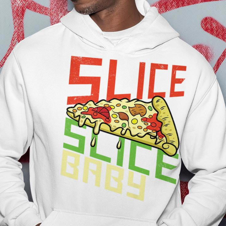 Slice Slice Baby Funny Pizza New York Foodie Pie Italian Hoodie Unique Gifts