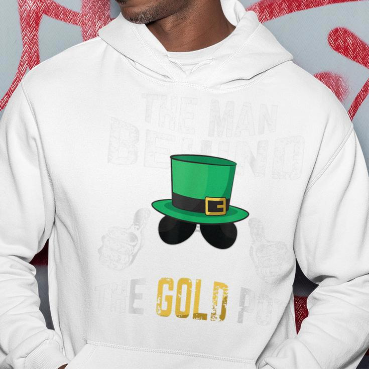 St Patricks Day Pregnancy For Men Gold Pot Dad To Be Gift For Mens Hoodie Unique Gifts