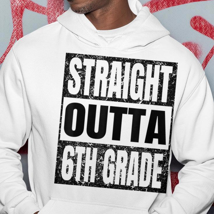 Straight Outta 6Th Grade Graduation Class 2023 Sixth Grade Hoodie Unique Gifts