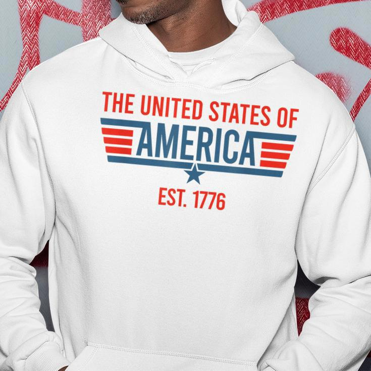 The United States Of America Est July 4Th 1776 Patriotic Usa Hoodie Unique Gifts