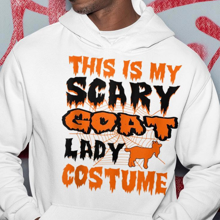This Is My Scary Goat Lady Halloween Costume Hoodie Unique Gifts