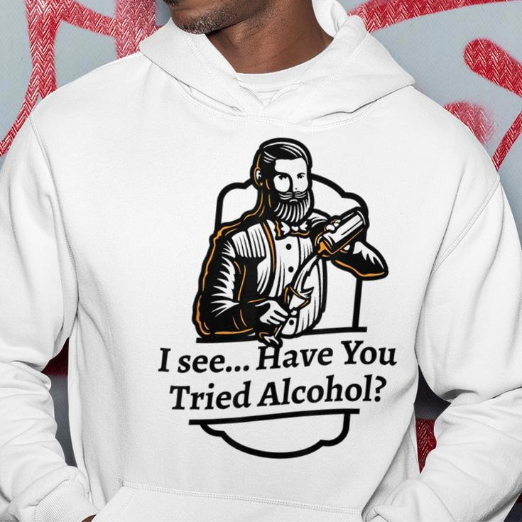Try Drinking Meme Alcohol Therapy Cocktail Shaker Hoodie Unique Gifts