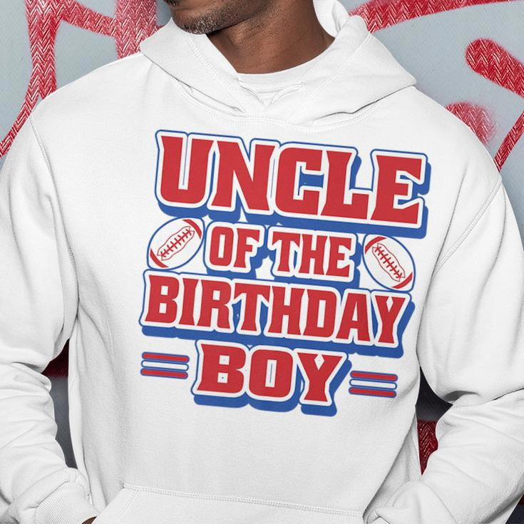 Uncle Football Birthday Boy Family Baller B-Day Party Hoodie Unique Gifts