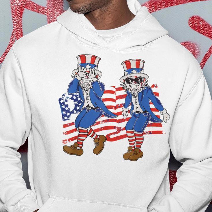 Uncle Sam Griddy 4Th Of July Happy Independence Day 2023 Fun Hoodie Unique Gifts