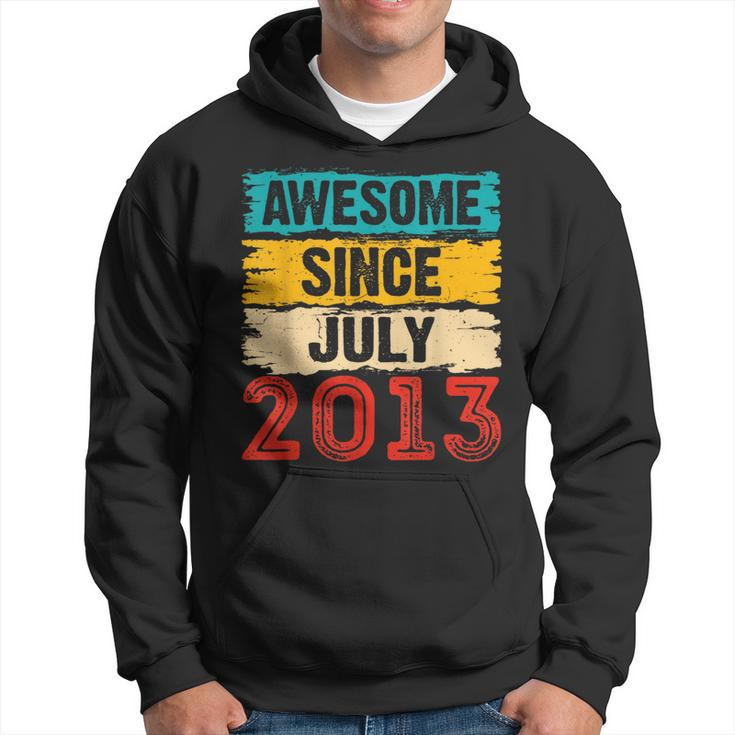 10 Year Old Awesome Since July 2013 10Th Birthday Gifts  Hoodie