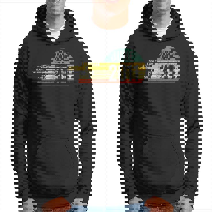 10 Year Old Legendary Retro Vintage Awesome Birthday 2011 Hoodie