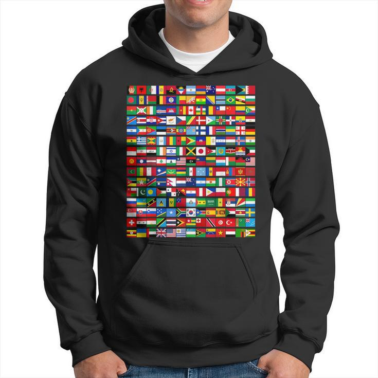 195 Flags Of All Countries In The World International Event Hoodie