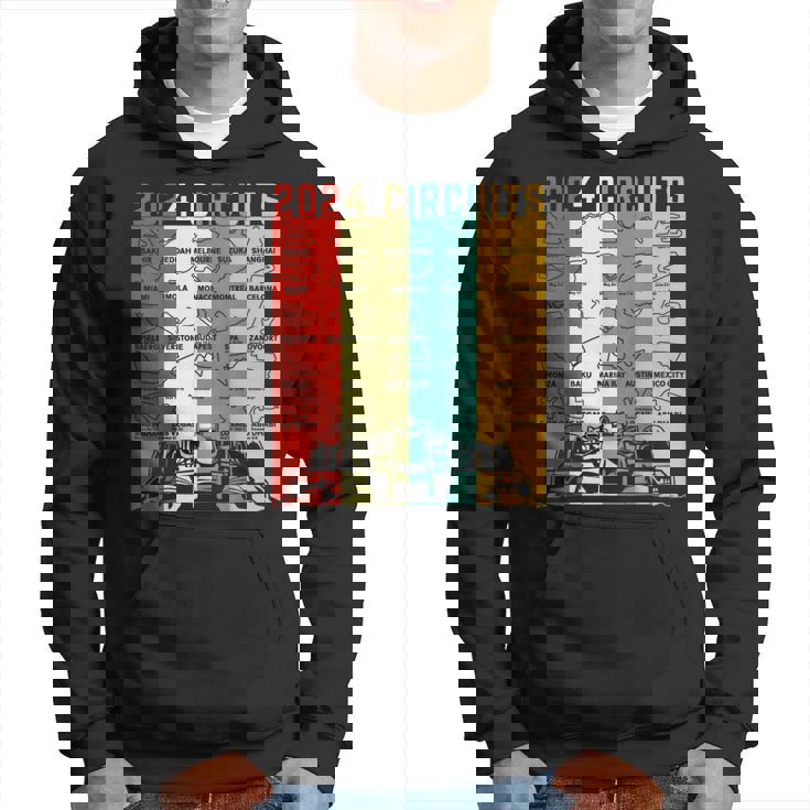 2024 Schedule Formula Racing Formula Car Retro Vintage Men's Tshirt