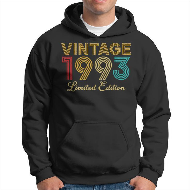 30 Years Old Vintage 1993 Limited Edition 30Th Birthday Hoodie