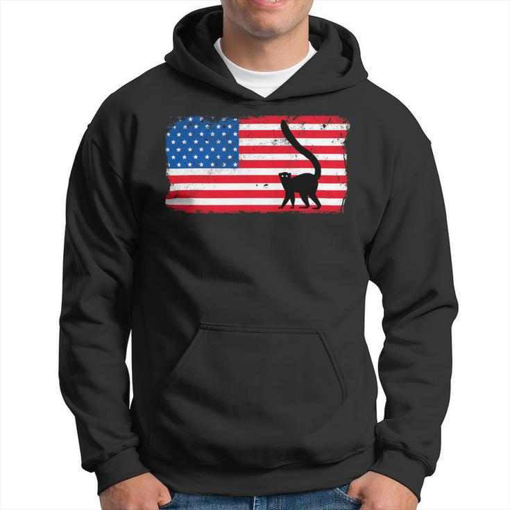 4Th Of July Animal Lemur Shirts American Flag Usa Patriotic 2 Hoodie