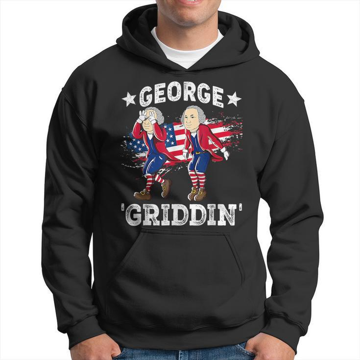 4Th Of July George Washington Griddy George Griddin Freedom  Hoodie