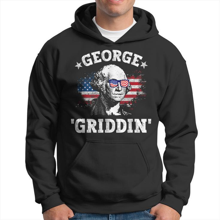 4Th Of July George Washington Griddy George Griddin Hoodie