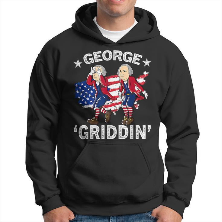 4Th Of July George Washington Griddy George Griddin Hoodie