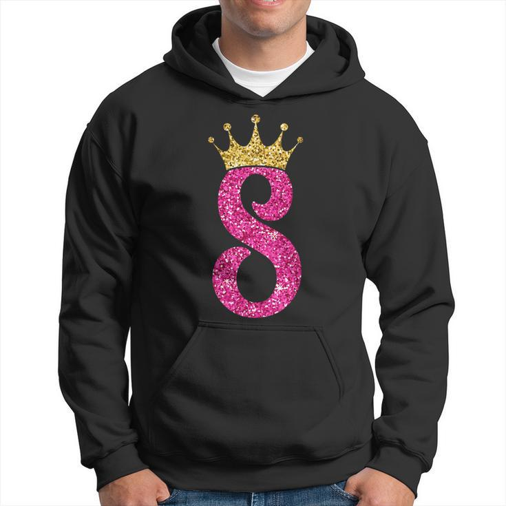 8 Year Old Gifts 8Th Birthday Girl Golden Crown Party  Hoodie