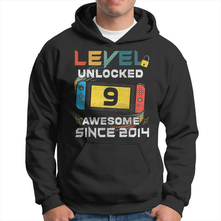 9Th Birthday Boy Level 9 Unlocked Awesome 2014 Video Gamer  Hoodie