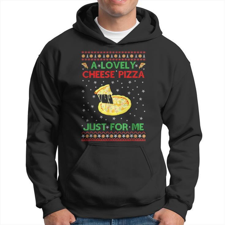 A Lovely Cheese Pizza Alone Funny Kevin X Mas Home Pizza Funny Gifts Hoodie