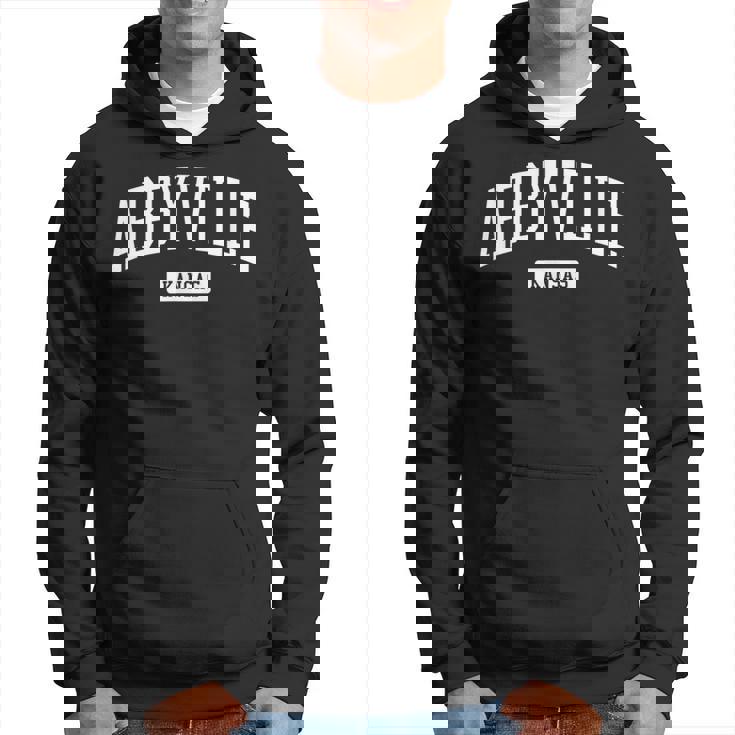 Abbyville Kansas Ks College University Sports Style Hoodie