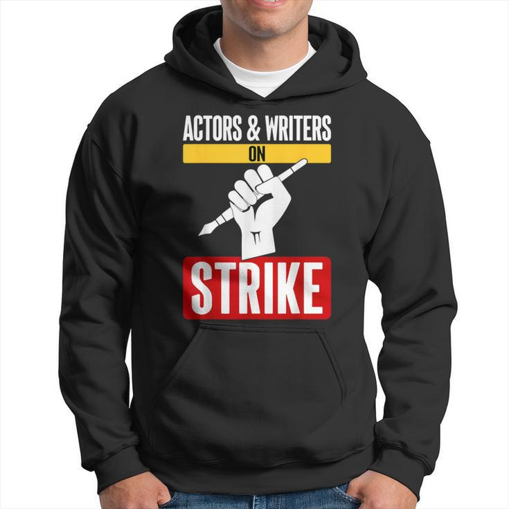 Actors And Writers On Strike Fair Wages I Stand With Wga Hoodie