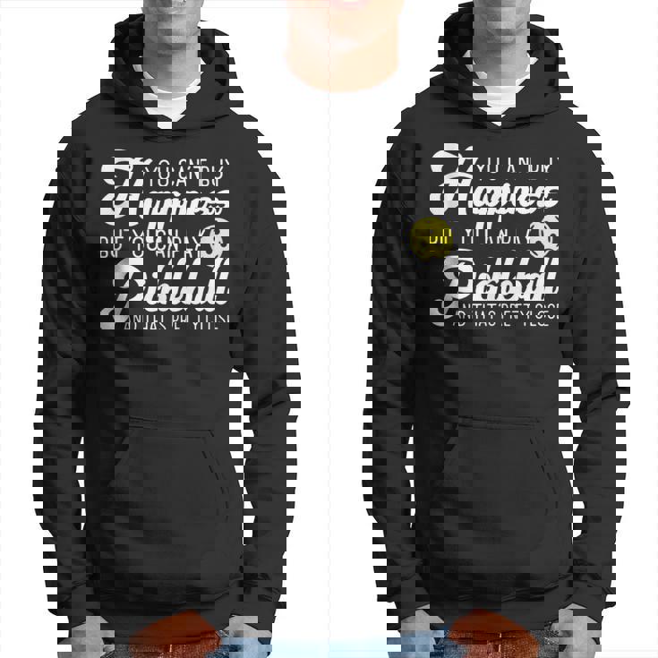 Addicted Pickleball Addict Funny Pickleball Dad Player Hoodie