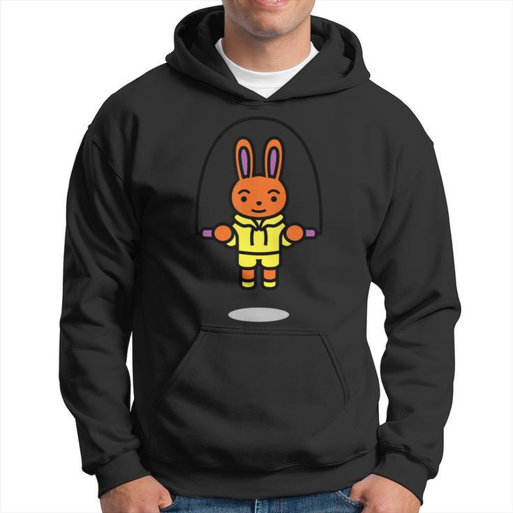 Aesthetic Fitness Rabbit Design  Hoodie