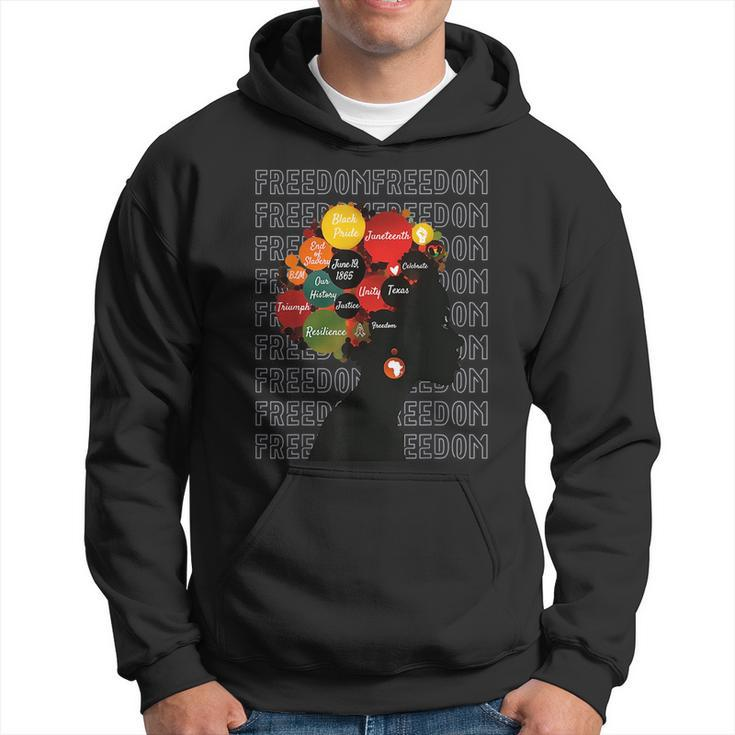 African American June 19Th Rooted In Freedom Hoodie
