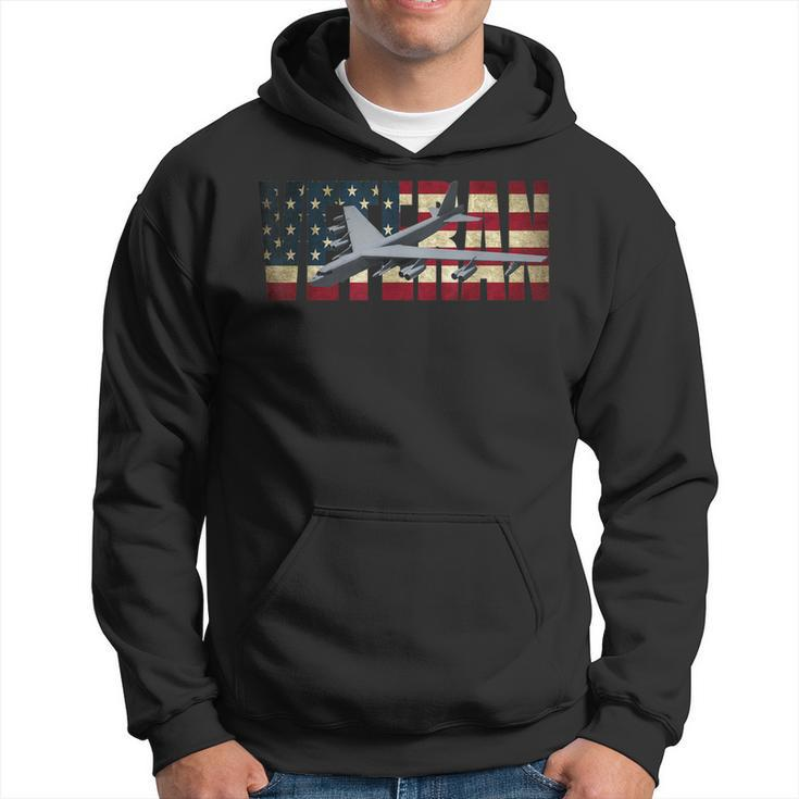 Air Force B52 Stratofortress Bomber  American Flag  Hoodie