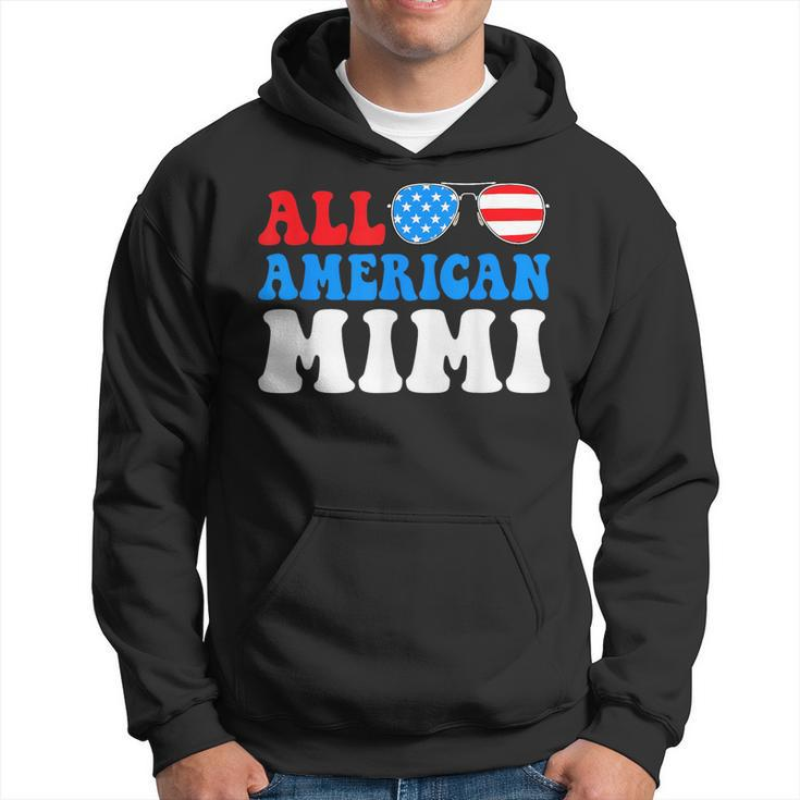 All American Mimi American Flag 4Th Of July Patriotic Hoodie