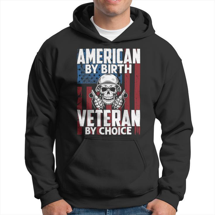 American By Birth Veteran By Choice 19 Hoodie