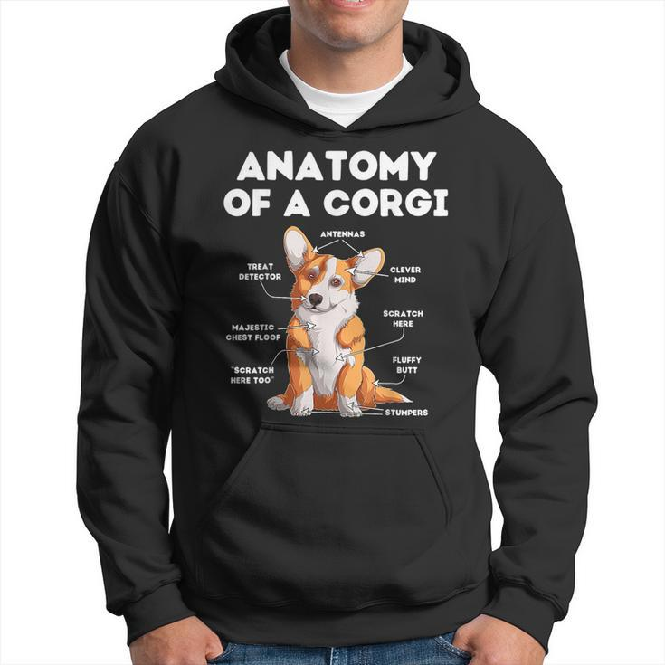Anatomy Of A Corgi Hoodie