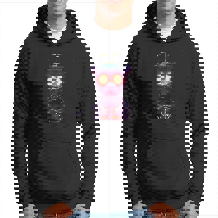 Animatronic Freddy A Bear Scary Mechanical Glowing-Fire Hoodie