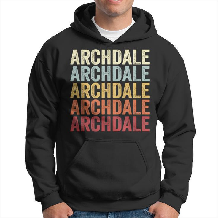 Archdale North Carolina Archdale Nc Retro Vintage Text Hoodie