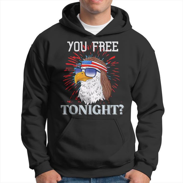 Are You Free Tonight 4Th Of July American Bald Eagle  Hoodie