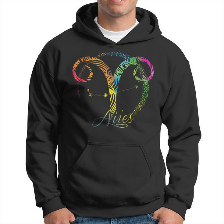 Aries Zodiac Sign March April Birthday Gift Horoscope  Hoodie