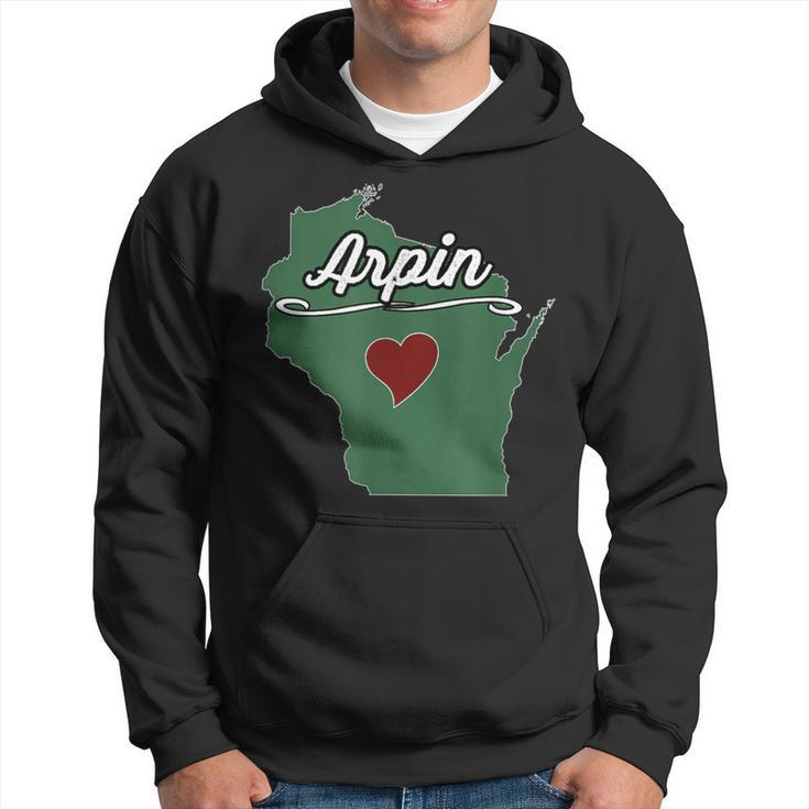 Arpin Wisconsin Wi Usa City State Souvenir Hoodie