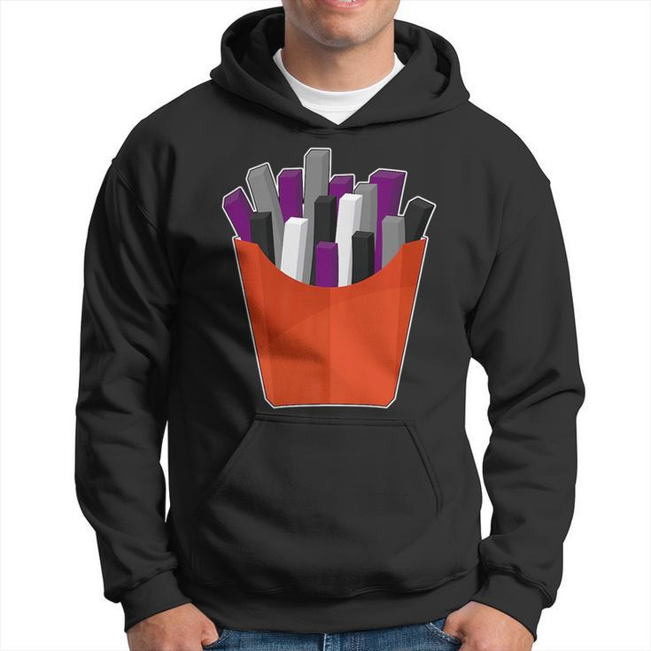 Asexual Lgbtq Potato French Fries Gay Pride   Hoodie