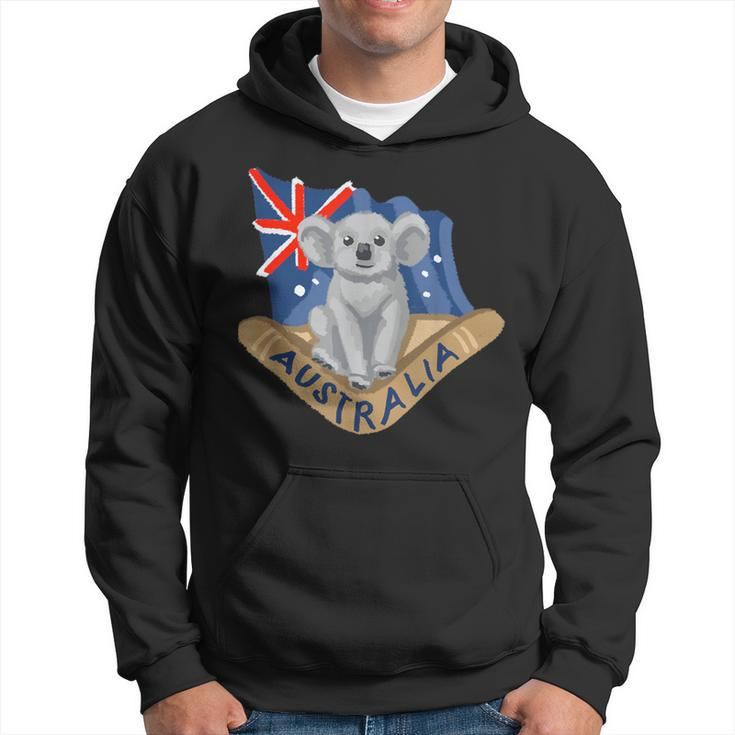 Australia Flag Koala Boomerang Hoodie