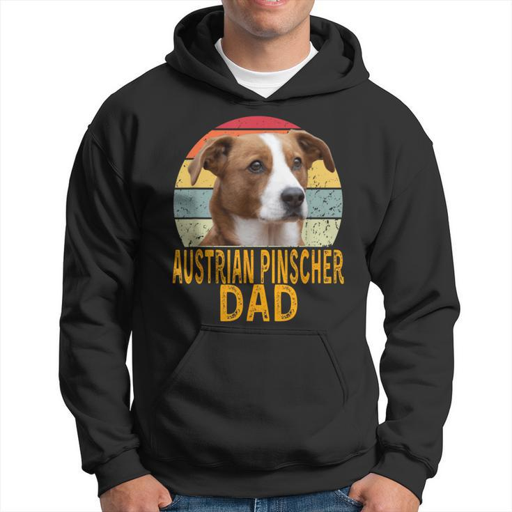 Austrian Pinscher Dog Dad Retro My Dogs Are My Cardio Hoodie