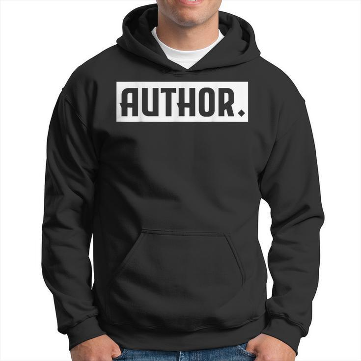 Author Book Writing Writer's Hoodie