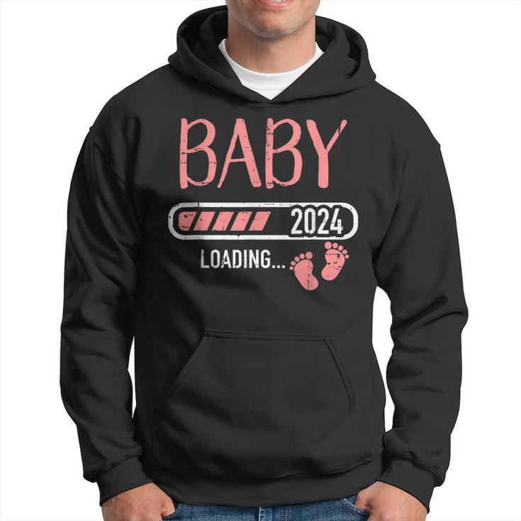 Baby Loading 2024 For Pregnancy Announcement  Hoodie