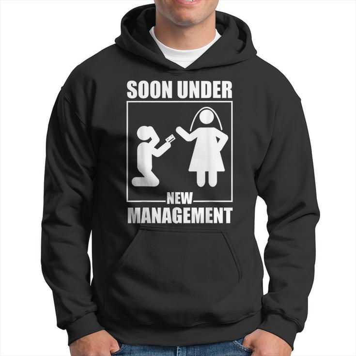 Bachelor Party  Under New Management Wedding Groom  Hoodie
